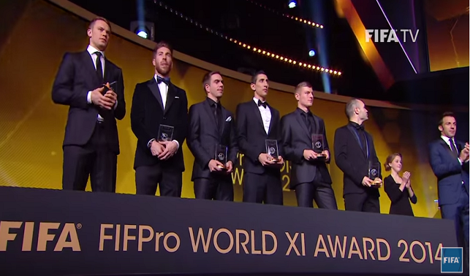 Ballon d’Or 2015: la Cérémonie du FIFA, le 11 janvier 2016 ...