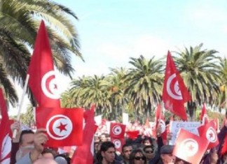 Manif du 20 mars 2012 à Tunis