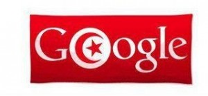 Tunisie – Fête du 20 mars: Google en rouge et blanc
