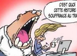 Caricatures – Fête du travail : Travailler, c’est SOUFFRANCE