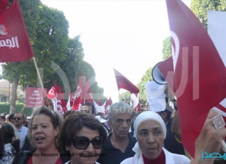 Manif pacifique contre la violence