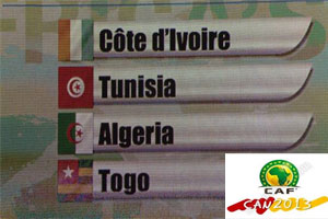 La Tunisie débute face à l’Algérie le 22 janvier à Rustenburg