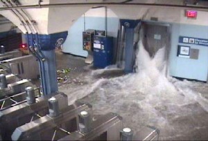 Ouragan Sandy – New York : 7 tunnels du métro inondés