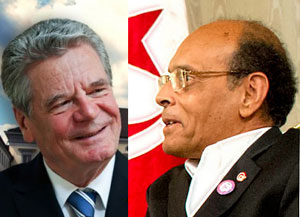 Marzouki reçu en grande pompe en Allemagne