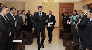 Syrie: Bachar Assad reçoit une délégation tunisienne