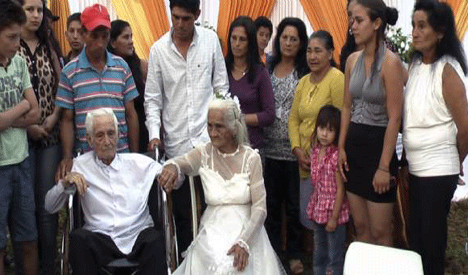 Ils se marient après 80 ans de vie commune !