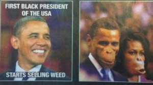 PHOTO: Un journal belge caricature les Obama en singes