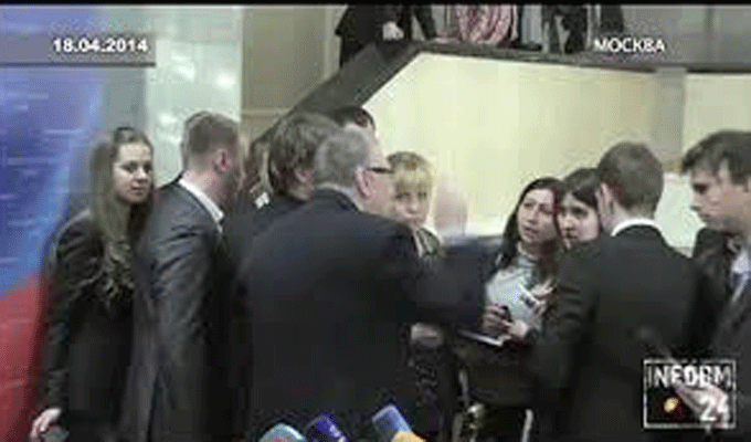 VIDEO – Russie: Vladimir Jirinovski appelle à violer une journaliste enceinte !
