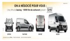 Utilitaire Peugeot: 5.000 Km de carburant et 3 ans de garantie