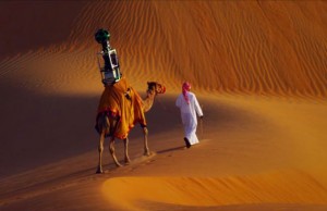 Google Maps filme le désert à l’aide d’un dromadaire !