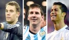Ballon d’Or : Ronaldo, Messi et Neuer finalistes