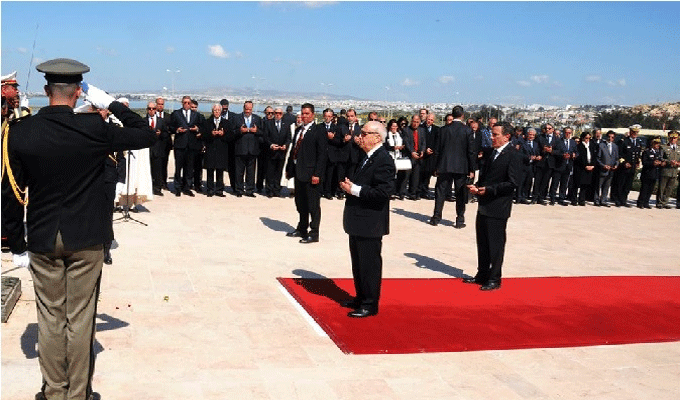 Tunisie: Commémoration des événements du 9 avril 1938 au carré des martyrs d’Essijoumi