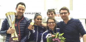 Ines Boubakri est la gagnante du championnat des clubs d’escrime en Europe