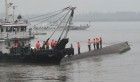 Un navire avec 450 personnes à bord sombre en Chine