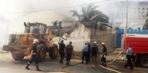 L’ incendie dans un entrepôt de la Douane à Sousse enfin maîtrisé