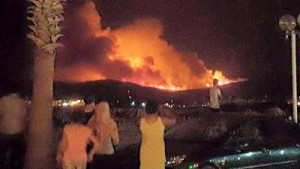 Tabarka : Incendie au mont Ourahnia