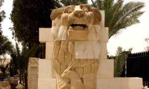 Le Lion d’Athéna du musée de Palmyre détruit par Daech