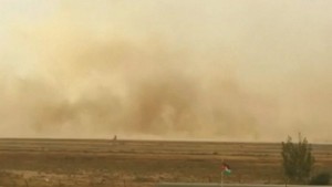 VIDÉO : Une impressionnante tempête de sable frappe la Jordanie