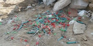 Découverte de plus de 200 seringues usagées sur une plage de la Goulette