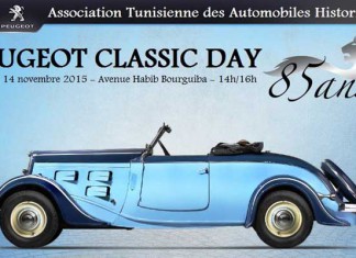 Peugeot Classic Day, un défilé pour fêter les 85 ans de Peugeot en Tunisie