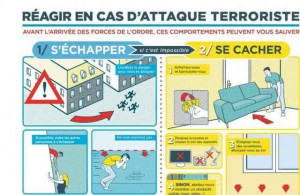 France : Les conseils du gouvernement pour bien réagir en cas d’attentat terroriste