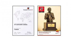 Attijari bank élue banque de l’année 2015 en Tunisie