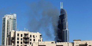 Au moins 16 blessés après un spectaculaire incendie dans un hôtel de Dubaï
