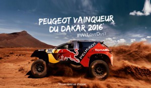 Peugeot vainqueur du Dakar 2016