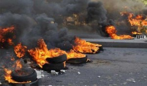 Tunisie : Blocage d’une route par des manifestants d’Ouled Helal