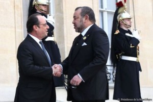 Le roi Mohammed VI en visite en France