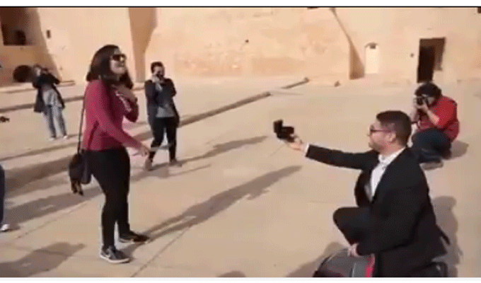 Monastir: Encore une demande en mariage originale!