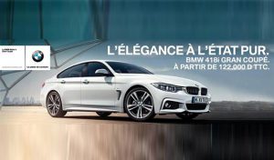 La BMW 418i Gran Coupé à partir de 122.000 TND TTC