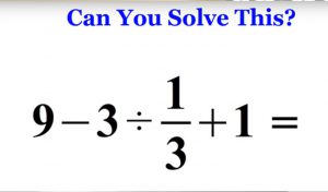 Etes-vous capable de résoudre cette équation?