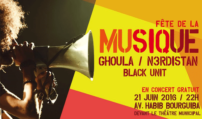 La Tunisie fête la musique avec Ghoula, N3rdistan et Black Unit