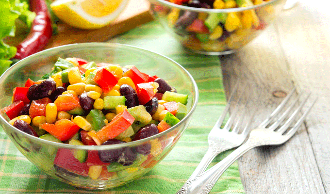 Voici la recette de la salade mexicaine