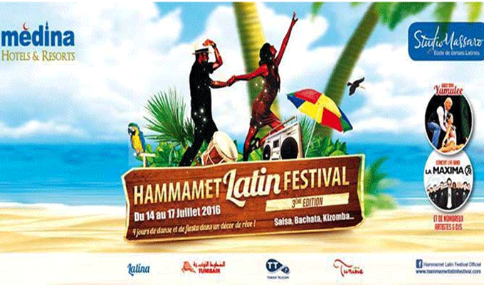 Voici le programme de la 3ème édition du “Hammamet Latin Festival”