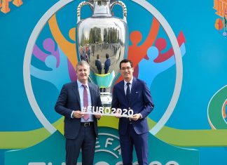 Euro 2020: Bucarest dévoile son nouveau logo
