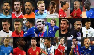 Les 23 footballeurs pour remporter le prix du meilleur joueur de la FIFA 2016