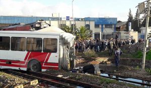 Accident Train-Bus à Jbel Jeloud : 5 morts et 37 blessés