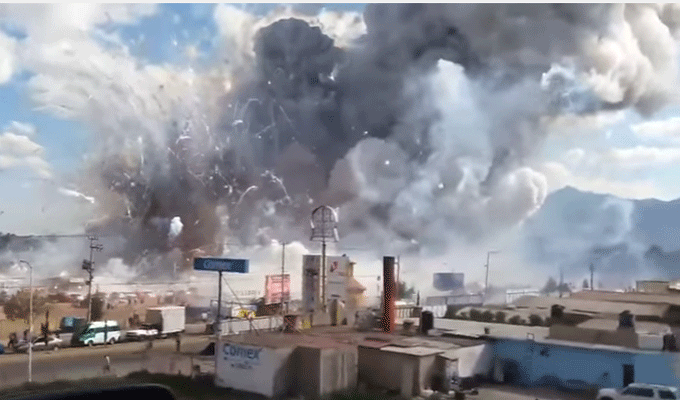 Mexique : L’horreur dans un marché de feux d’artifice