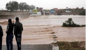 Kasserine : Crue de l’oued El Htab après des pluies torrentielles à Foussena