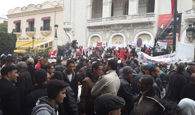 Rassemblement à Tunis pour dénoncer un ” acte d’agression ” contre la Syrie