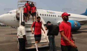 CAN 2017: Arrivée de l’équipe de Tunisie à Libreville (Photos)