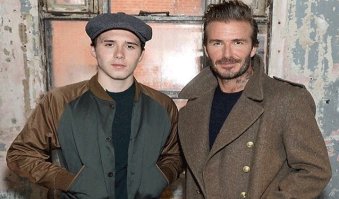 Brooklyn Beckham filme une vidéo en direct, son père est connecté !