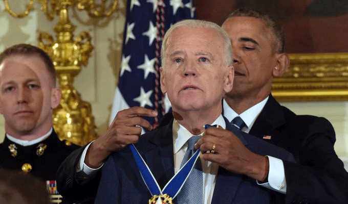 USA : Joe Biden reçoit la Médaille Présidentielle de la Liberté