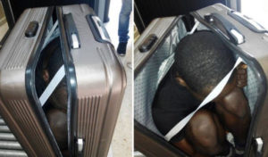 Une Marocaine tente de faire passer un clandestin dans sa valise
