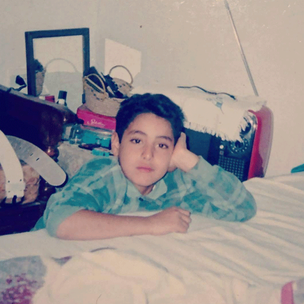 Mohamed Amine Hamzaoui enfant, en photo