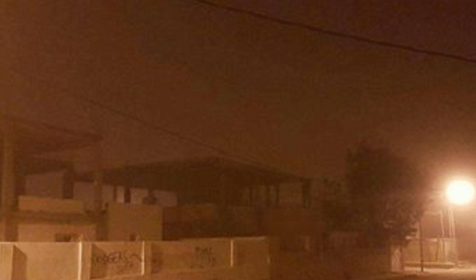 Nefta : Découvrez la tempête de sable, en vidéo