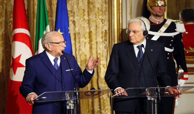 Suivez en direct le discours du président Béji Caïd Essebsi au Sénat à Rome