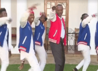 Quand le président Kényan danse, pour sa réélection, ça donne ça !